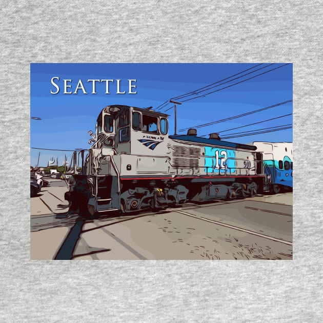 Seattle locomotive in the SoDo District by WelshDesigns